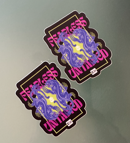 Fearless & Untamed Sticker - 2pack